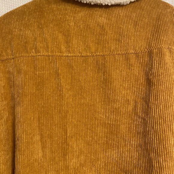 Warm fur winter, corduroy, unisex jacket - Picture 3 of 9